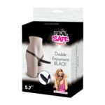 Cintura doppio fallo strap-on black - obrazek 2