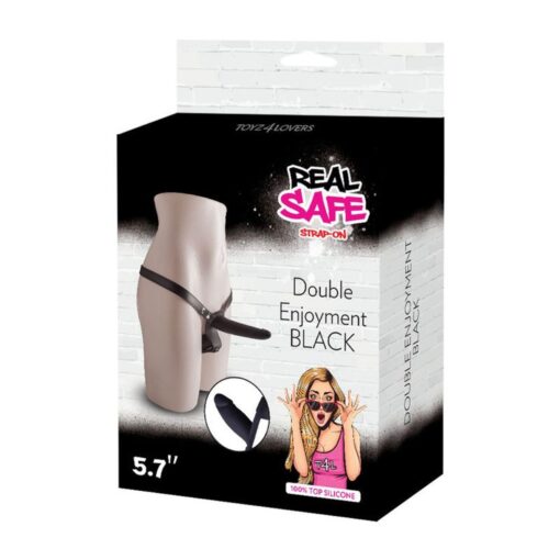 Cintura doppio fallo strap-on black - obrazek 2