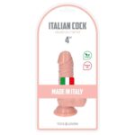 Dildo-italian cock 4""flesh - obrazek 6