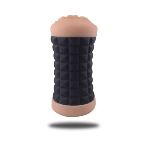 Masturbator- doppio masturbatore maschile vagina e ano deep black - obrazek 4
