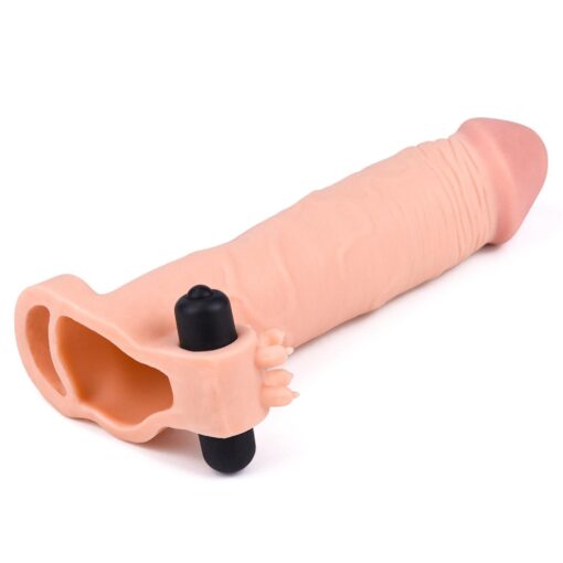 Add 3"" pleasure x tender vibrating penis sleeve - obrazek 3
