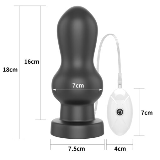 7"" king sized vibrating anal rammer - obrazek 2