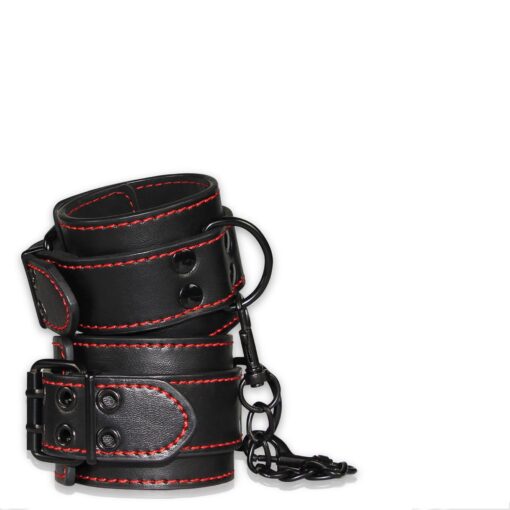 Bondage fetish pleasure ankle cuffs - obrazek 4