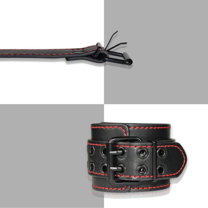 Bondage fetish pleasure ankle cuffs - obrazek 7