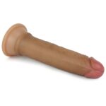 7' dual layered platinum silicone cock - obrazek 5