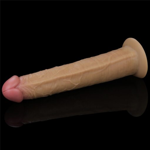 10' dual layered platinum silicone rotator - obrazek 8