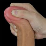10' dual layered platinum silicone rotator - obrazek 9