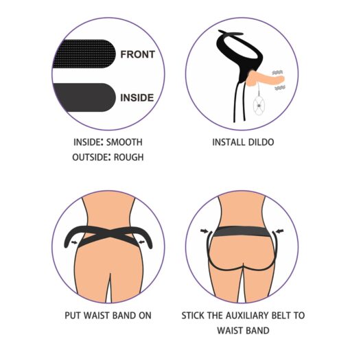 Vibrating easy strapon set 7.5' - obrazek 13