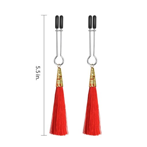 Glamor tassel nipple clamp - obrazek 2