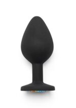 Rainbow booty jewel medium black - obrazek 3