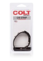 Colt leather c/b strap 5-snap black - obrazek 2