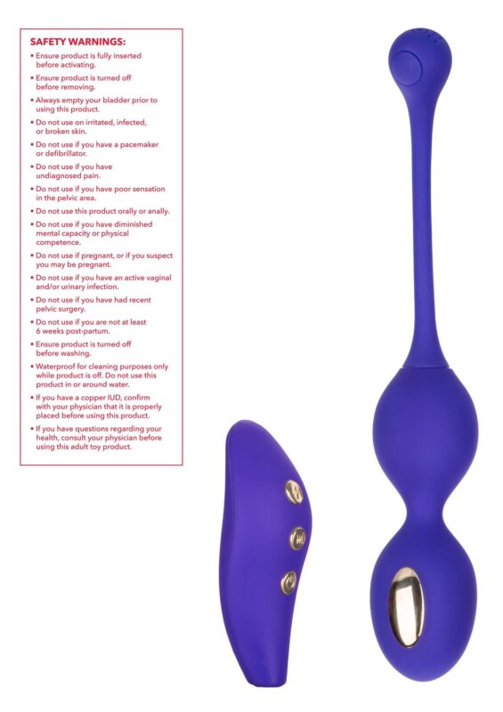 Estim dual kegel exerciser blue - obrazek 7