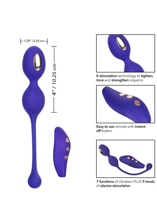 Estim dual kegel exerciser blue - obrazek 9