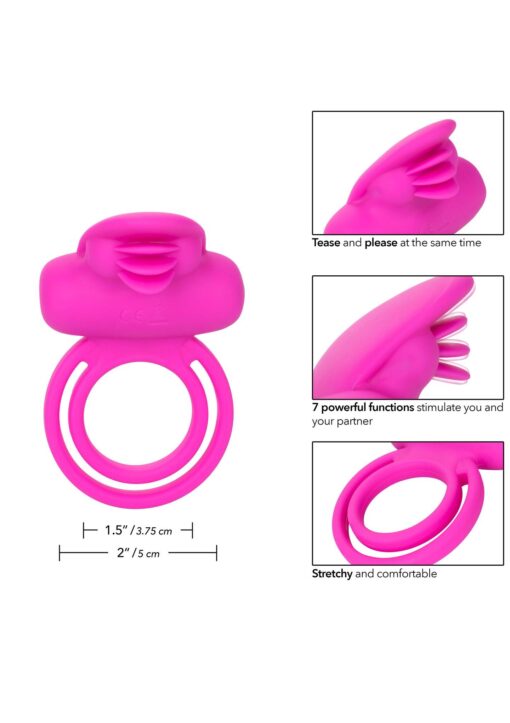 Dual clit flicker enhancer pink - obrazek 7