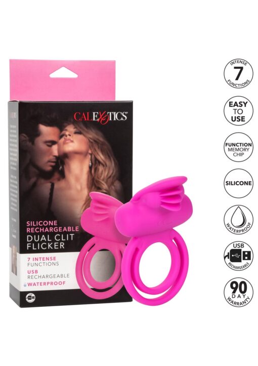 Dual clit flicker enhancer pink - obrazek 9