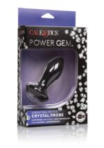 Vibrating petite crystal probe black - obrazek 2