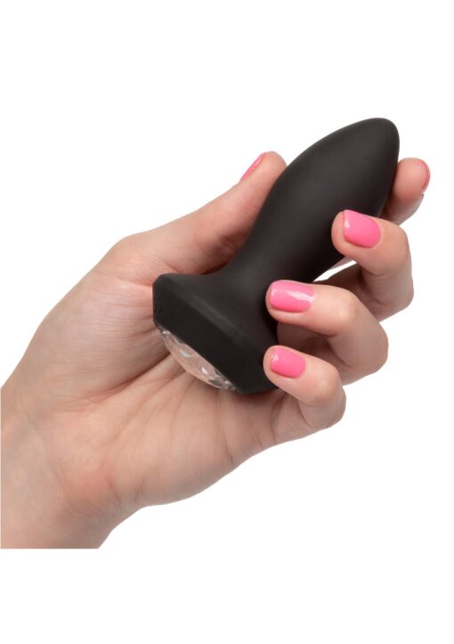 Vibrating petite crystal probe black - obrazek 5