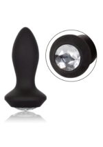 Vibrating petite crystal probe black - obrazek 3