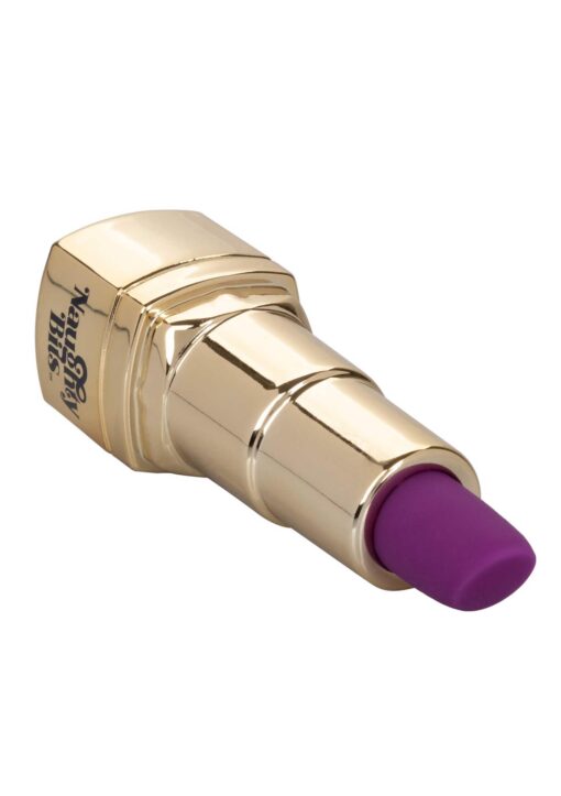 Bad bitch lipstick vibrator gold - obrazek 3