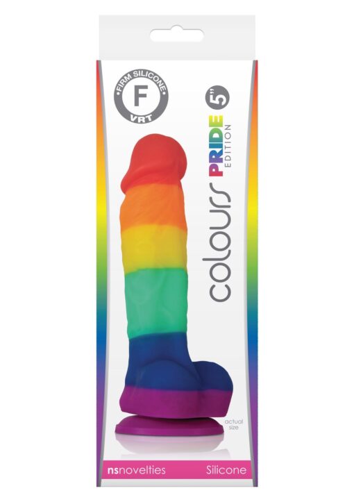 Pride edition 5 inch dildo multicolor - obrazek 2