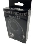 Turbo 03 black vibrating cockring - obrazek 2