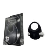 Turbo 03 black vibrating cockring - obrazek 3