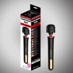 Powerwand gold  black big size wand massager 12 speed rech - obrazek 3