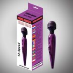 Turbo wand purple  wand massager 18 cm 12 speed - obrazek 2