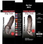 Big tom black  big size penis extender 11,5 cm - obrazek 4