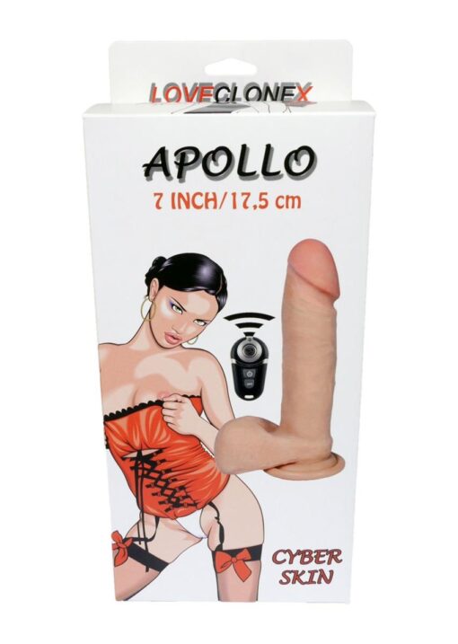 Wibrator-apollo-loveclonex 7"-rotation usb - obrazek 8