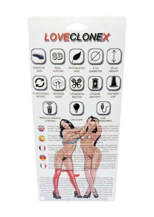 Wibrator-apollo-loveclonex 7"-rotation usb - obrazek 9