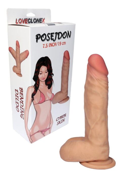 Dildo-posejdon-loveclonex 7,5"-flexible - obrazek 8