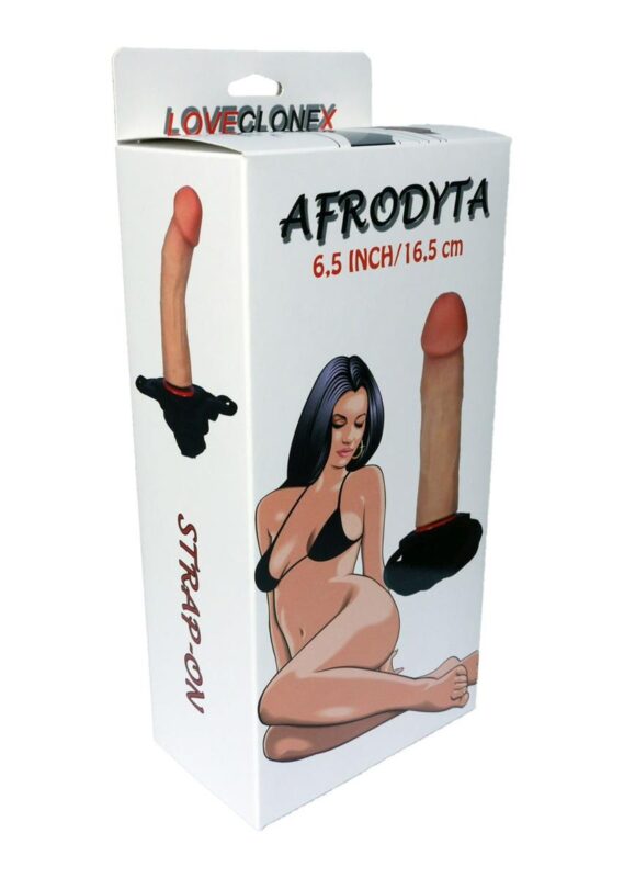Proteza-afrodyta strap on-loveclonex 6,5" - obrazek 5
