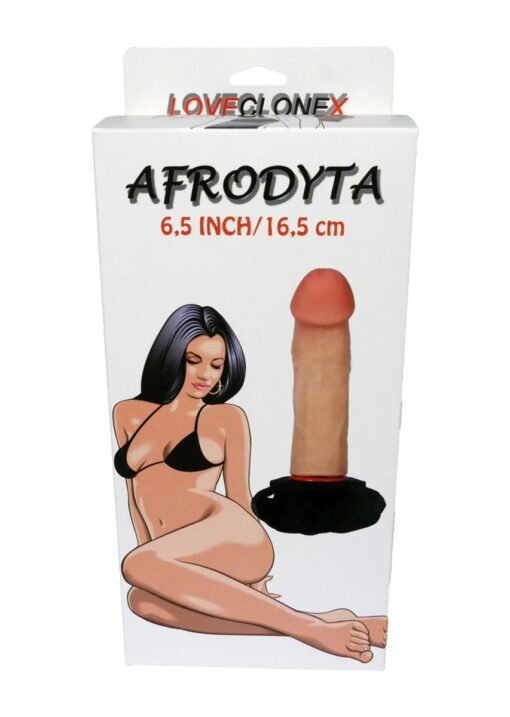 Proteza-afrodyta strap on-loveclonex 6,5" - obrazek 6
