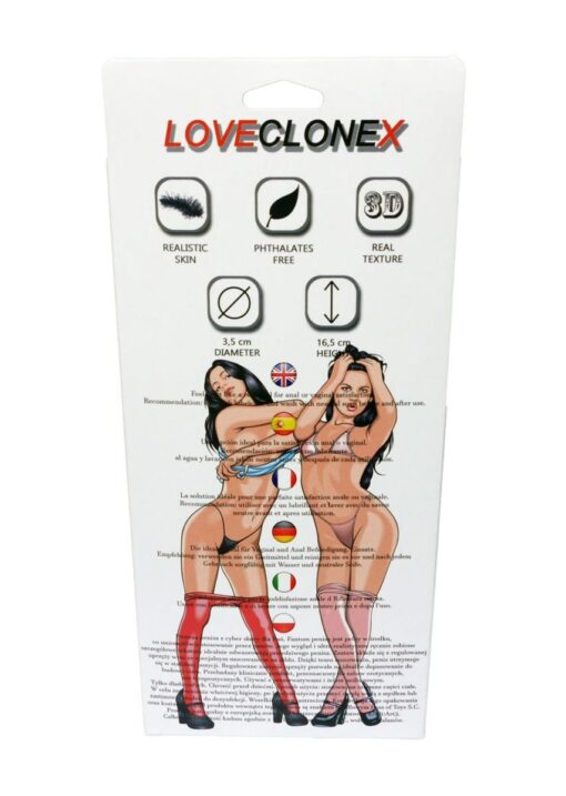 Proteza-afrodyta strap on-loveclonex 6,5" - obrazek 7