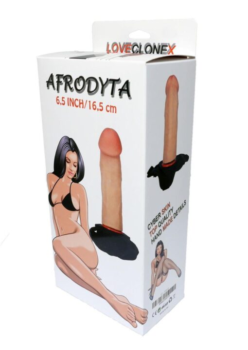 Proteza-afrodyta strap on-loveclonex 6,5" - obrazek 8