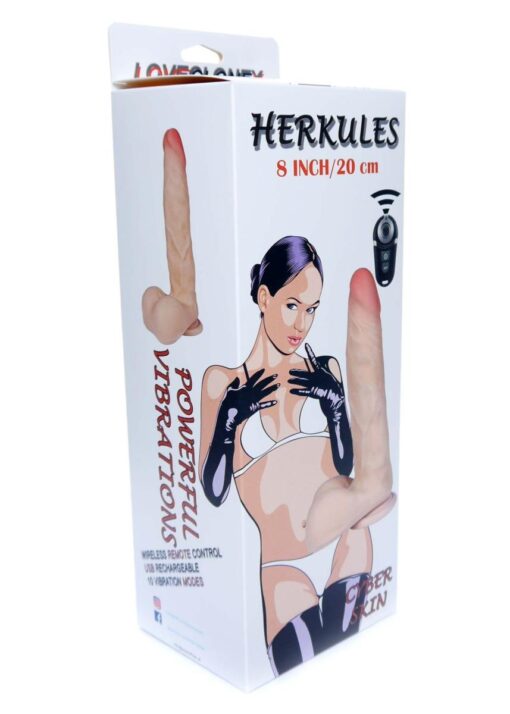 Wibrator-herkules-loveclonex 8""-vibration usb remote control - obrazek 8