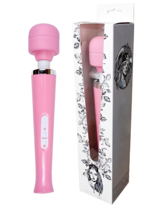 Stymulator-magic massager wand usb pink 10 function - obrazek 12