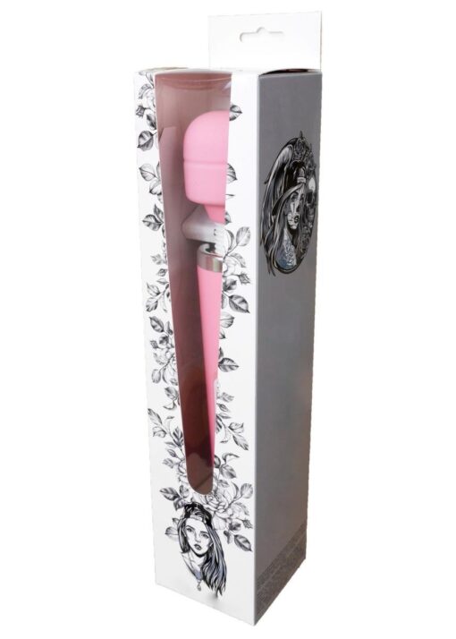 Stymulator-magic massager wand usb pink 10 function - obrazek 13