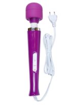 Stymulator-magic massager wand cable 110-240v purple 10 function - obrazek 4