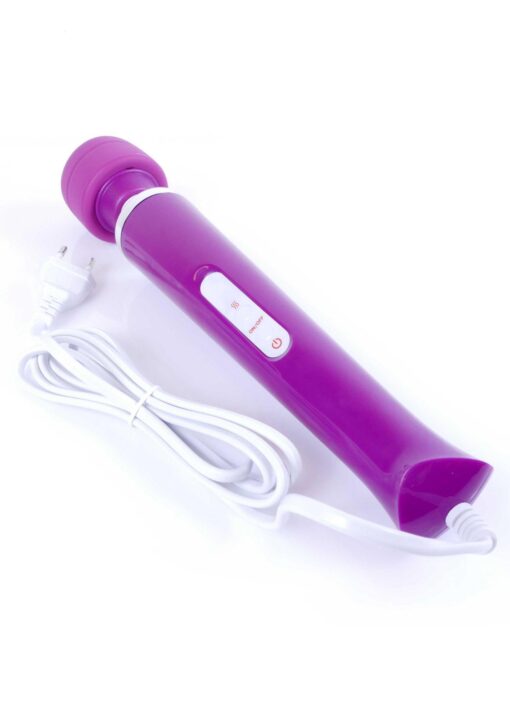 Stymulator-magic massager wand cable 110-240v purple 10 function - obrazek 5