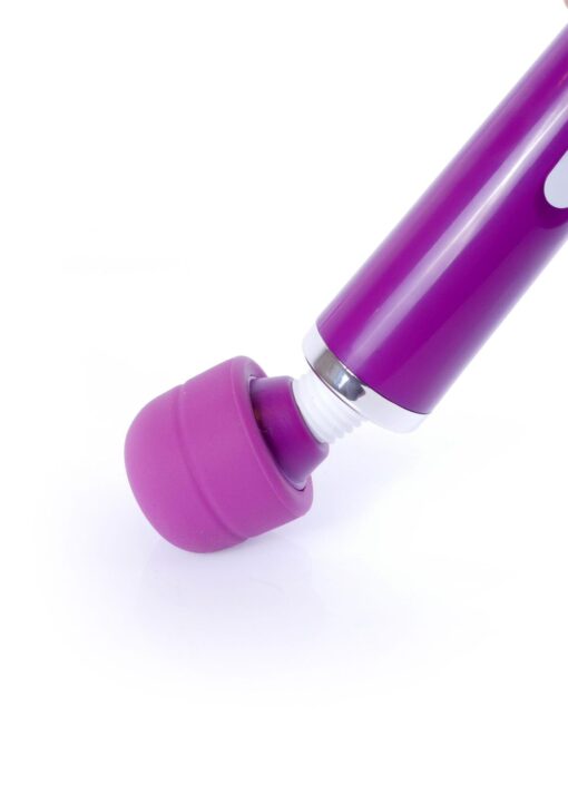 Stymulator-magic massager wand cable 110-240v purple 10 function - obrazek 6