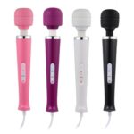 Stymulator-magic massager wand cable 110-240v purple 10 function - obrazek 8