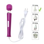 Stymulator-magic massager wand cable 110-240v purple 10 function - obrazek 10