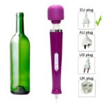 Stymulator-magic massager wand cable 110-240v purple 10 function - obrazek 11