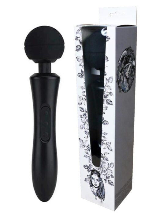 Stymulator-massager ultra powerful -big usb black 20 function - obrazek 8