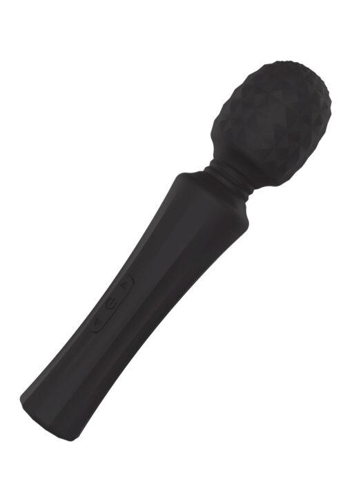 Stymulator-rechargeable power wand - black - obrazek 2