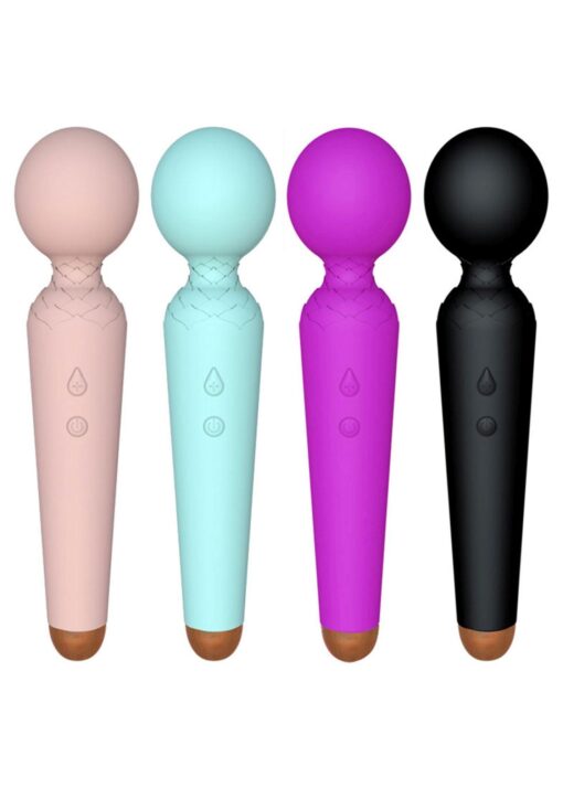 Stymulator-rechargeable power wand usb 10 functions - blue - obrazek 7