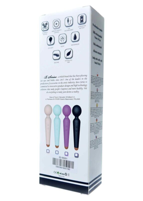 Stymulator-rechargeable power wand usb 10 functions - blue - obrazek 9