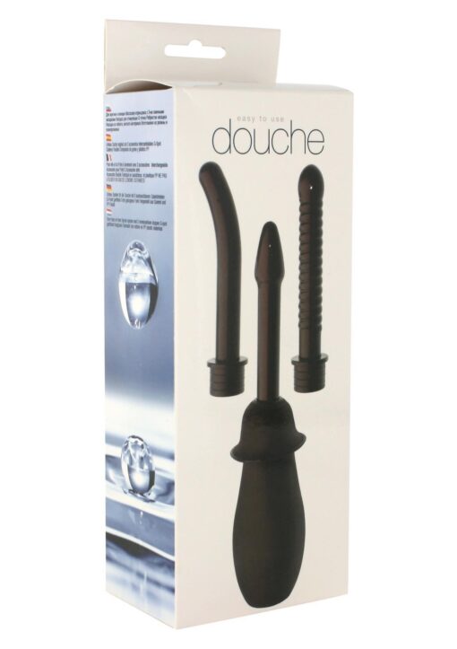 Anal douche kit black - obrazek 2